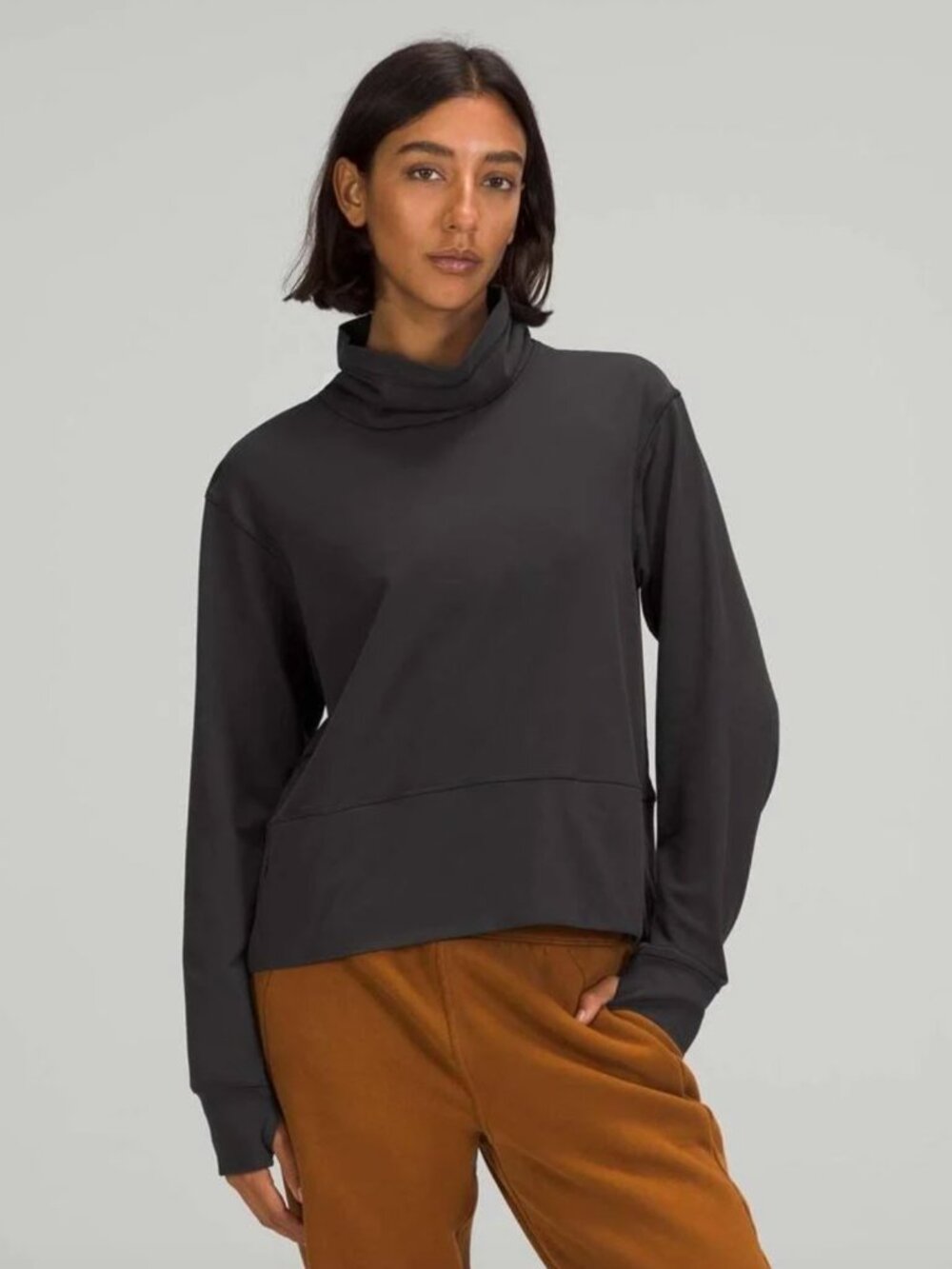 Lululemon, Ready to Rulu Pullover, Black, 6